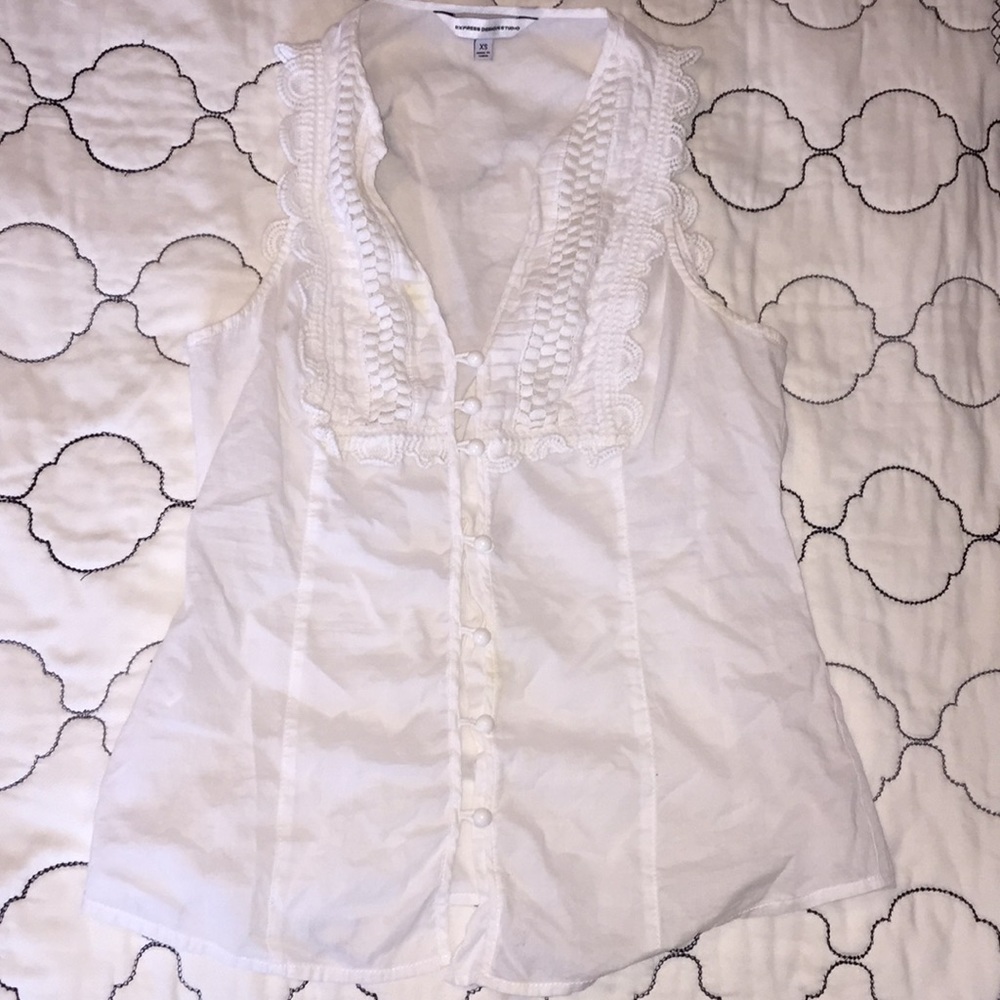 White tank top